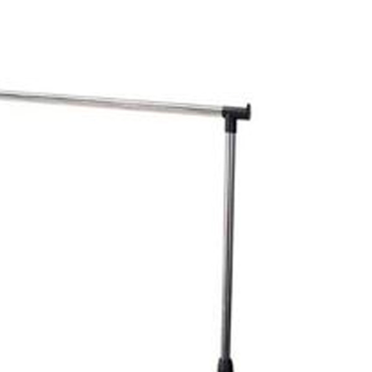 Portant vêtements vestiaire extensible en hauteur 80x43x165cm noir, WADIGA
