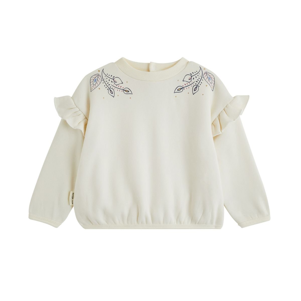 Ensemble bébé sweat et legging en molleton ultra chaud Ilana bleu, PETIT BEGUIN