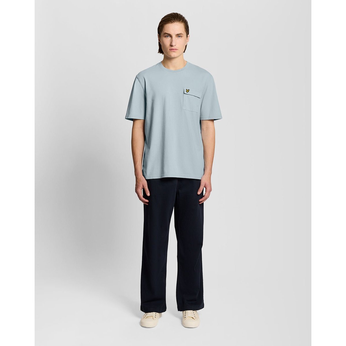 T-shirt poche cargo bleu opale, LYLE & SCOTT