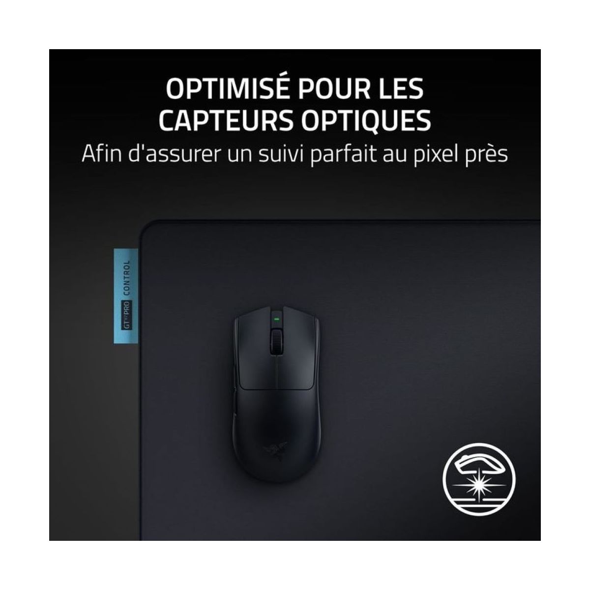 Tapis de souris GIGANTUS V2 PRO L CONTROL couleur unique, RAZER