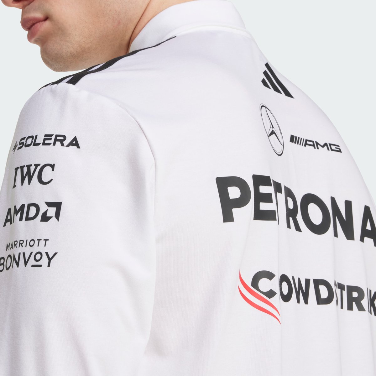 Polo Manches Longues Mercedes - Amg Petronas Formula One Team Polo Manches Longues Mercedes - Amg Petronas Formula One Team white / black, adidas Performance