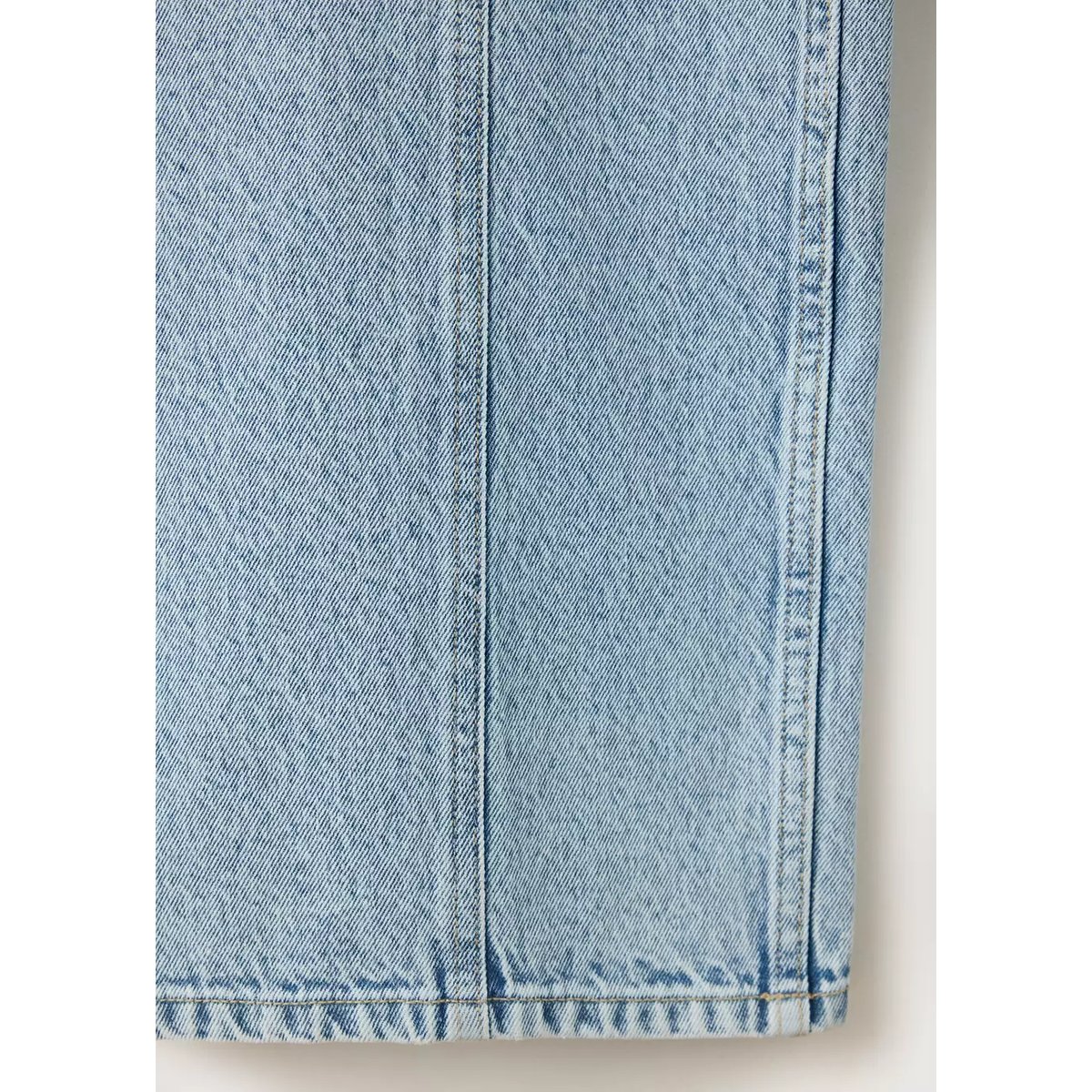 Jean wide leg couture bleu clair, MANGO TEEN