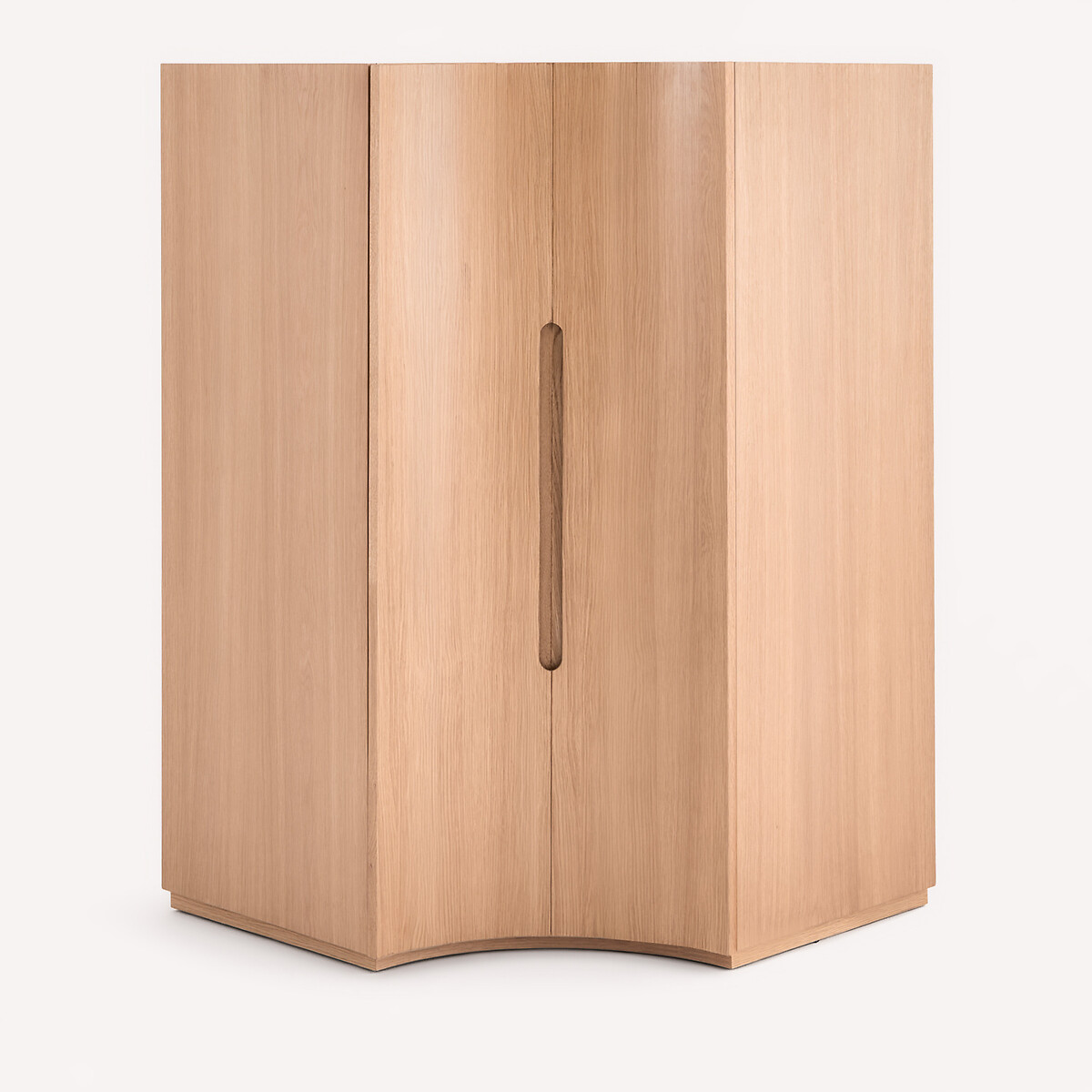 Mueble alto esquinero para armario modular, chapa de roble, EVORIA natural, AM.PM