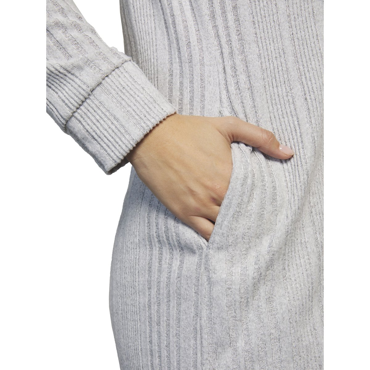 Chemise de nuit manches longues Basica gris clair, SELMARK