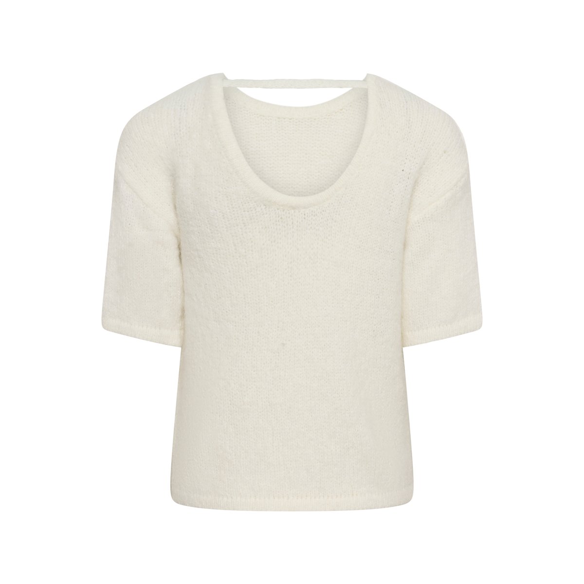 Pullover tricoté blanc, KAFFE
