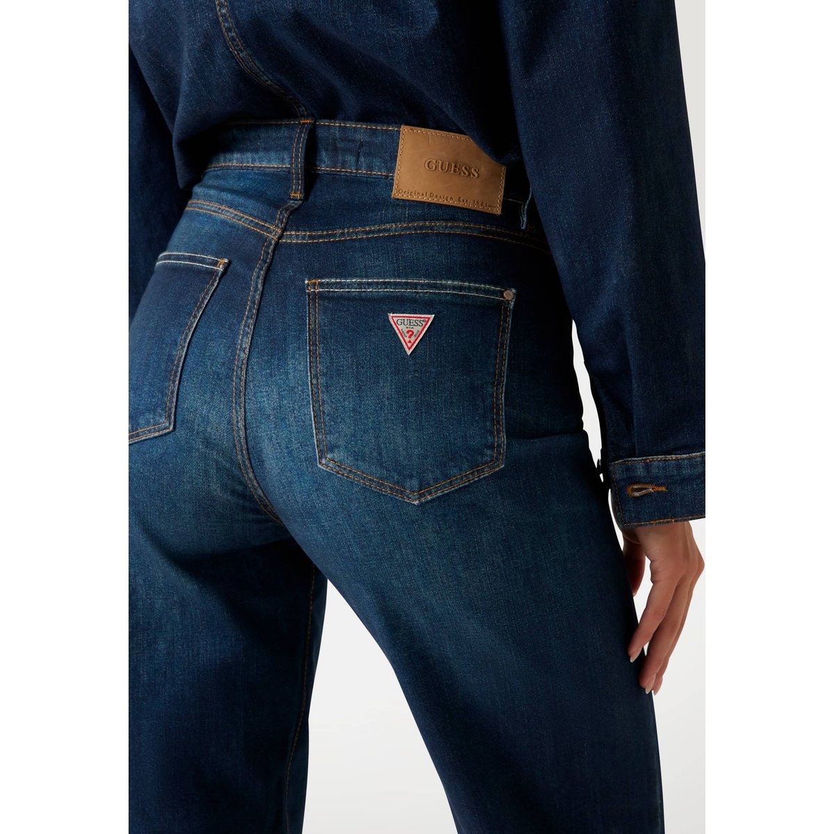 Jean Jambe Large bleu, GUESS