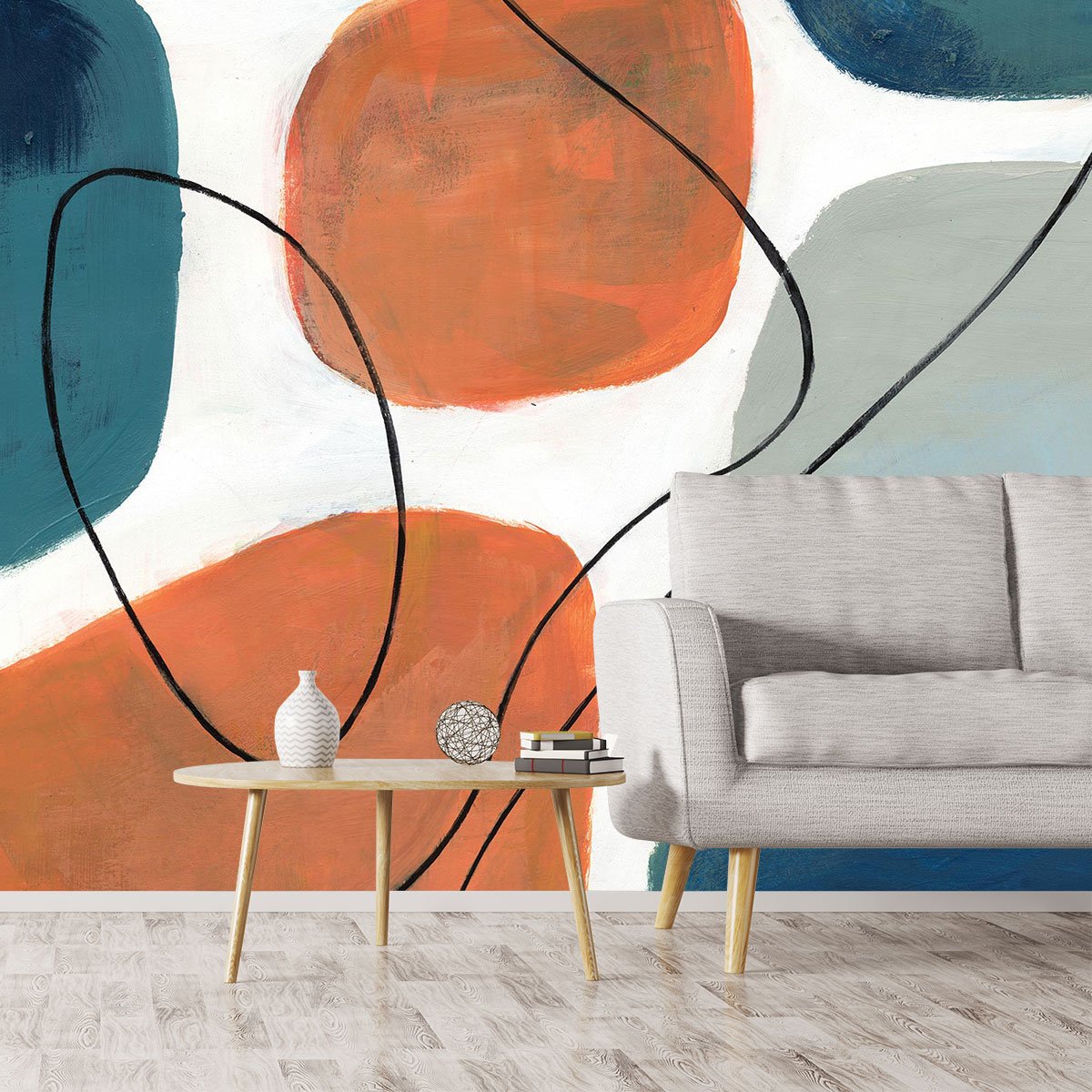 Papier peint graphique bohotitude intissé, HEXOA