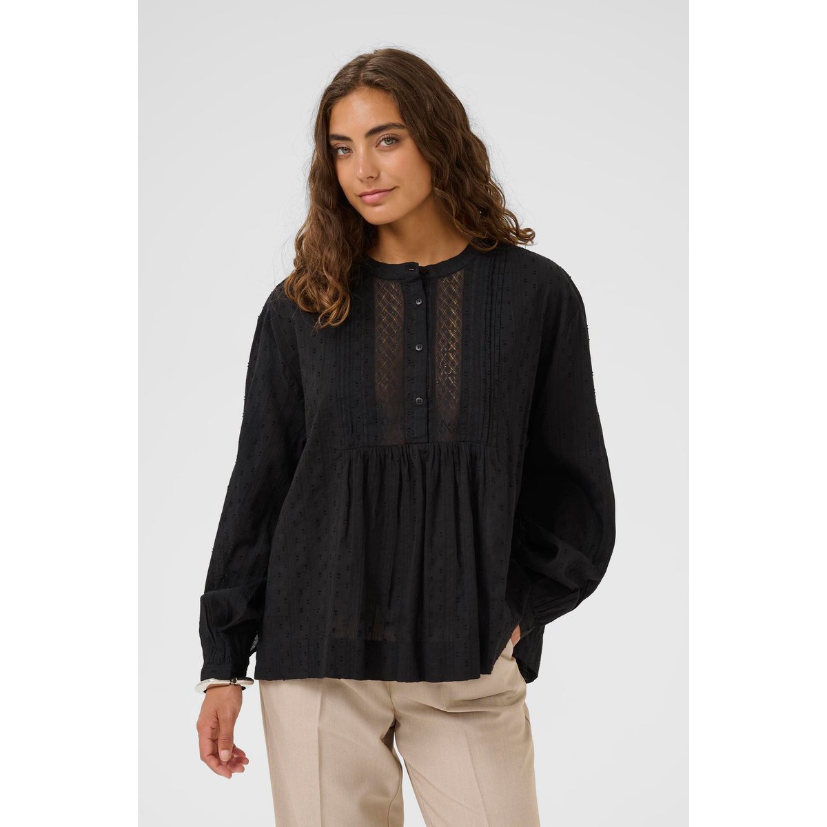 Blouse à manches longues noir black, CULTURE