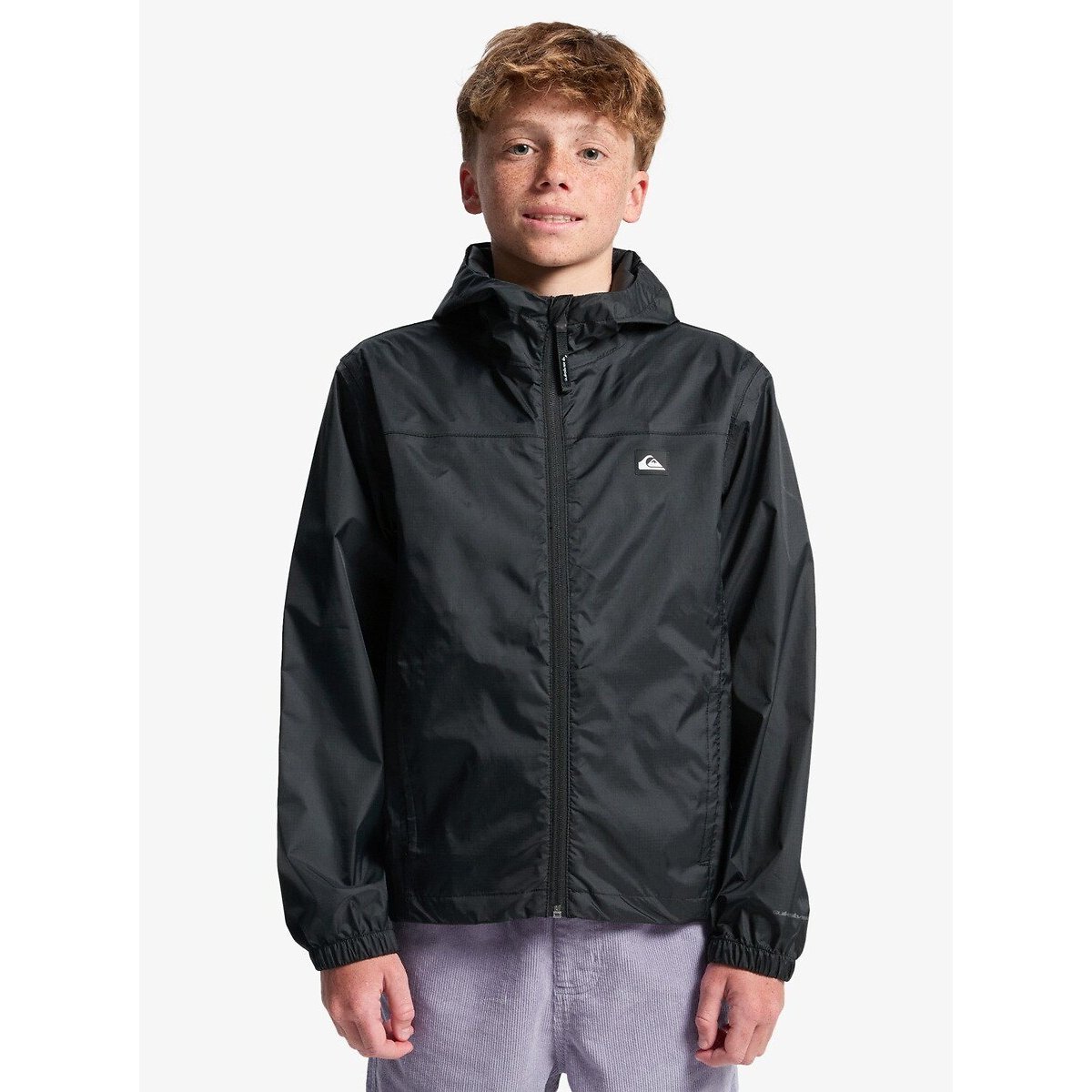 Coupe-vent technique, imperméable noir, QUIKSILVER