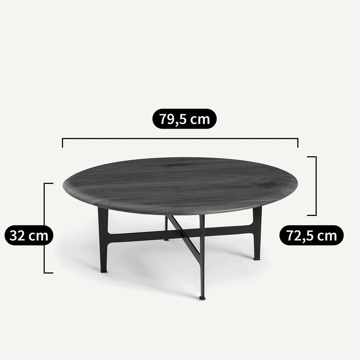 Table basse chêne petit modèle, Addisson chêne naturel, AM.PM