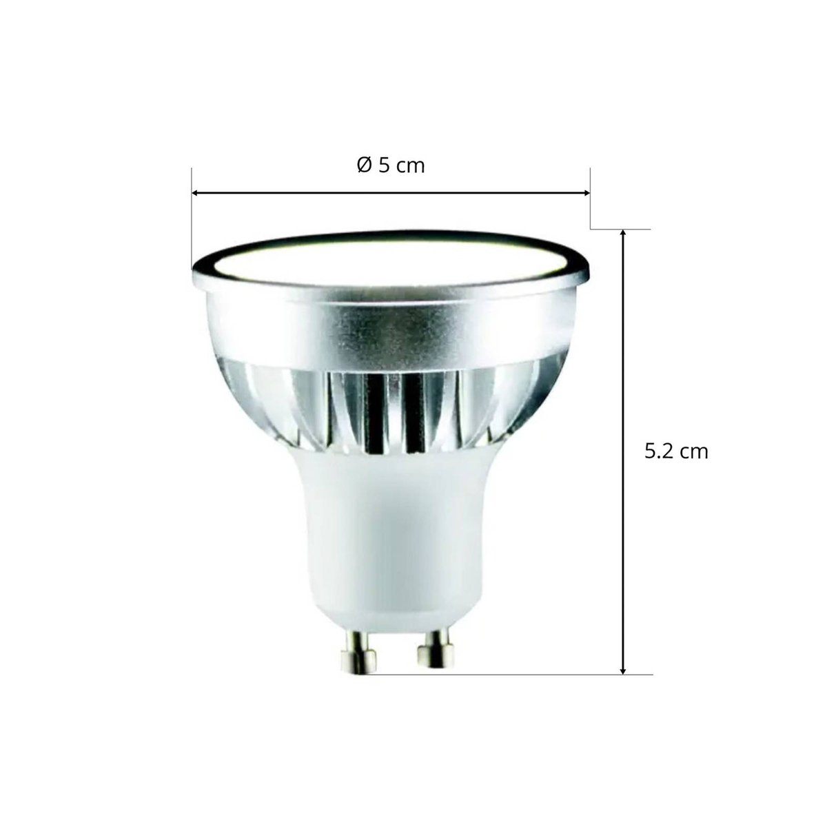 Ampoule GU10 LED, Gu10 5W LED 55° couleur unique, LINDBY