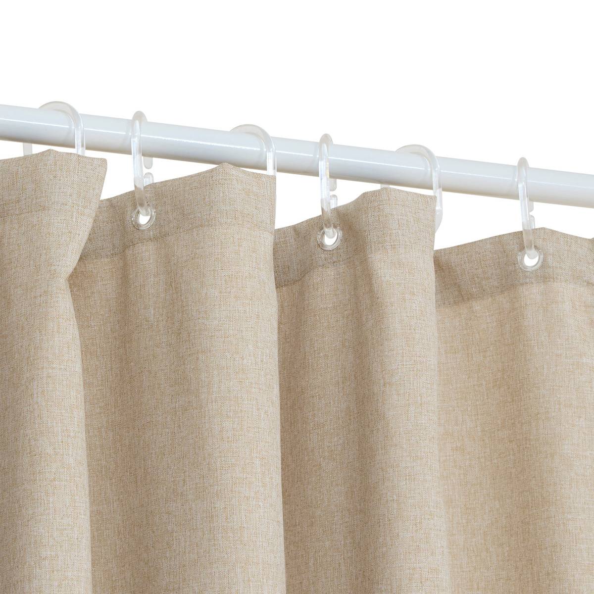 Rideau de douche beige, 5FIVE SIMPLY SMART