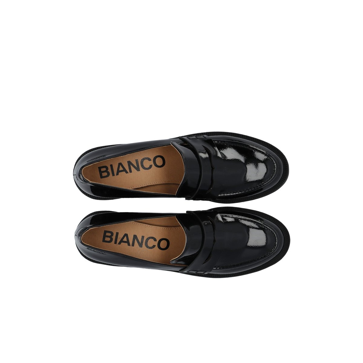 Mocassins noir - black, BIANCO