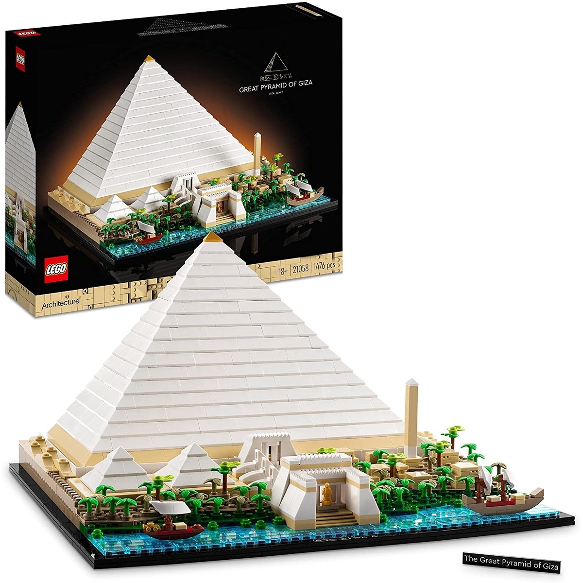LEGO Architecture - Modèle de la Grande Pyramide de Gizeh - 21058 multicolore, LEGO
