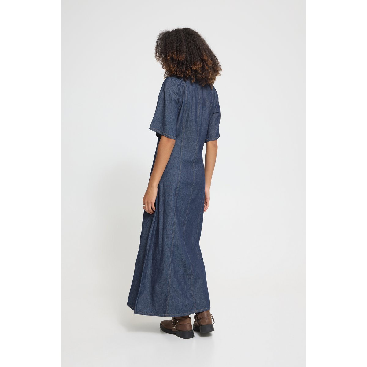 Robe en jean bleu denim authentic blue, ICHI