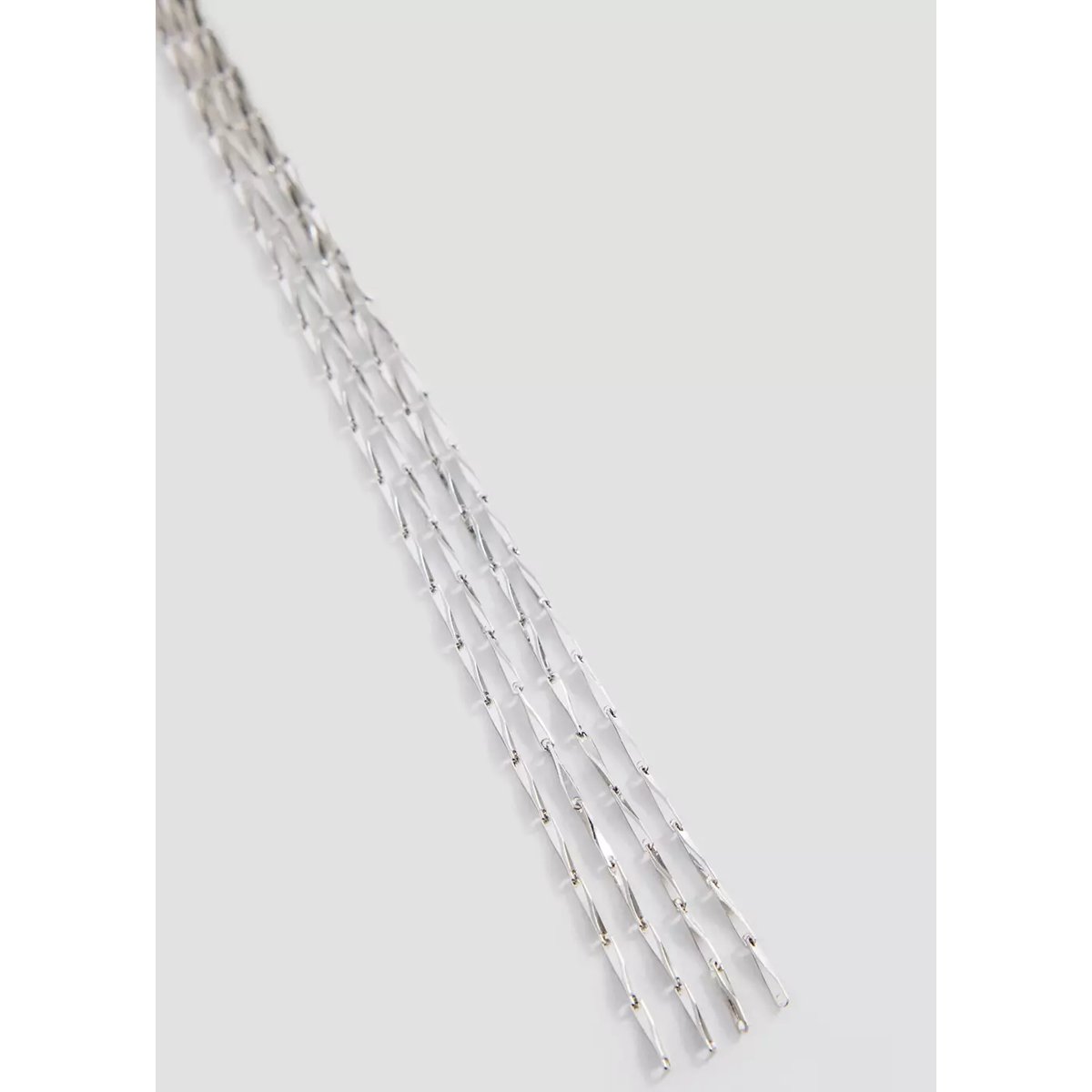 Collier chaînes pendentifs argent, MANGO TEEN