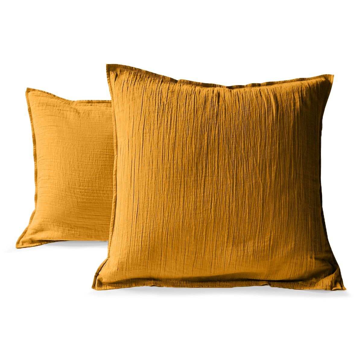 Taie D'oreiller - GAZE DE COTON gris taupe, TRADITION DES VOSGES