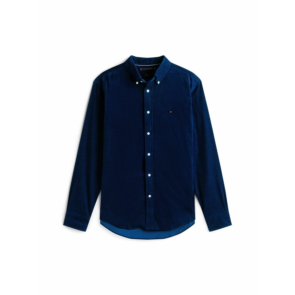 Corduroy Long Sleeve Shirt navy blue, TOMMY HILFIGER