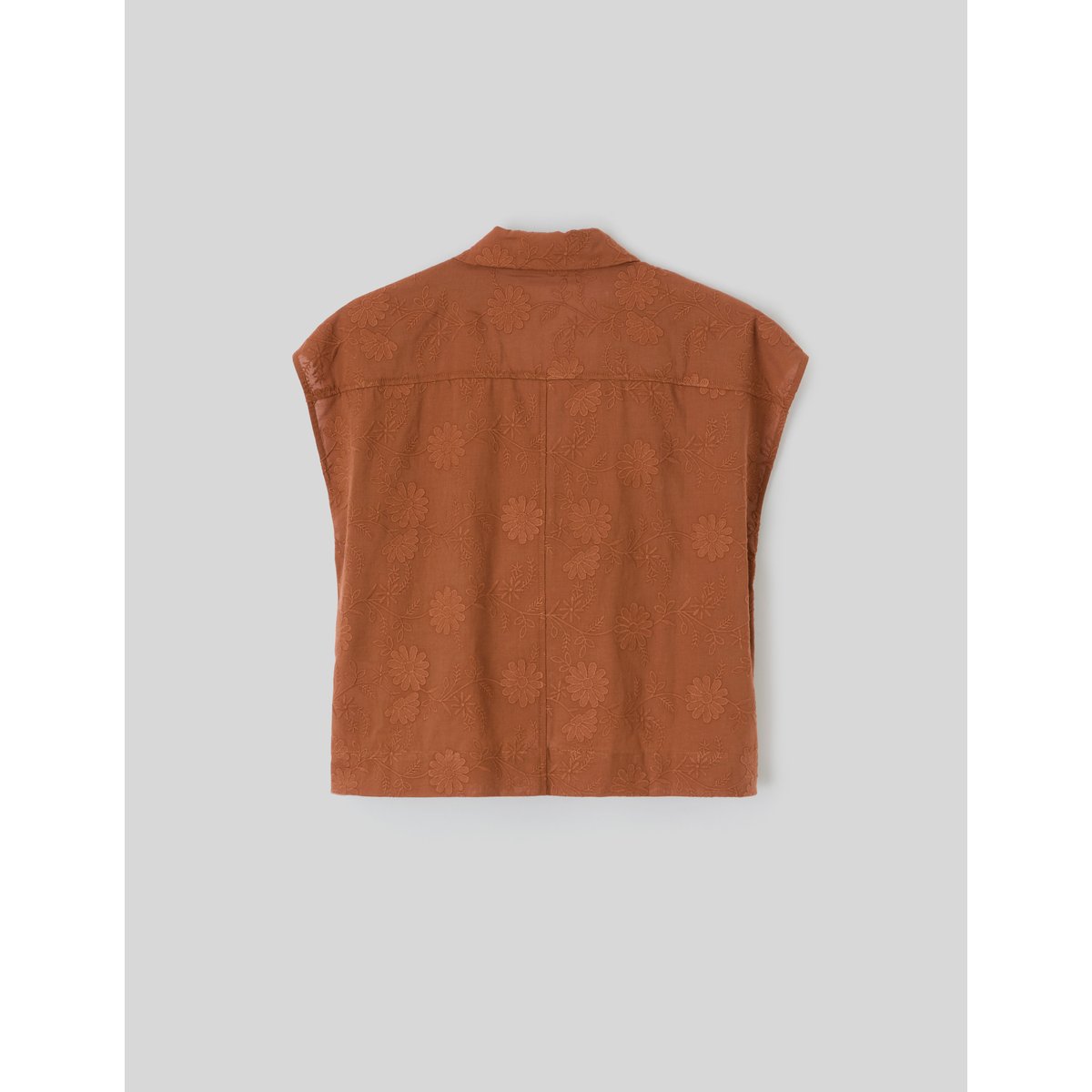 Chemise sans manches camel, BZB