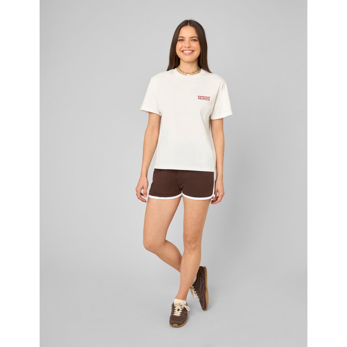 T-shirt imprimé devant / dos blanc écru, BZB