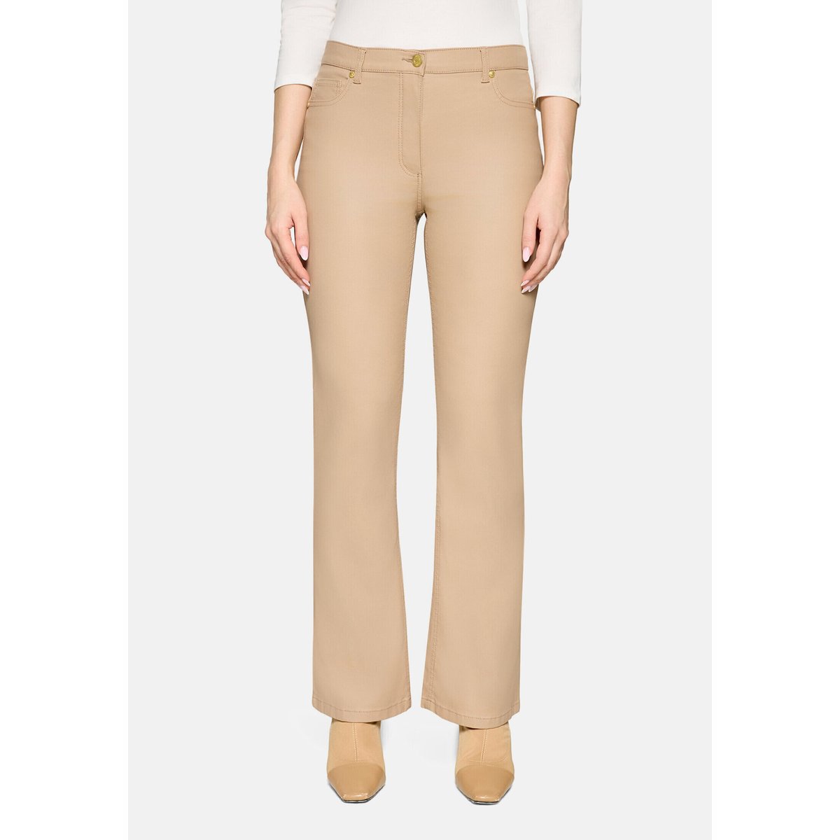 Pantalon sublimant la silhouette coupe slim fit natural, BETTY BARCLAY