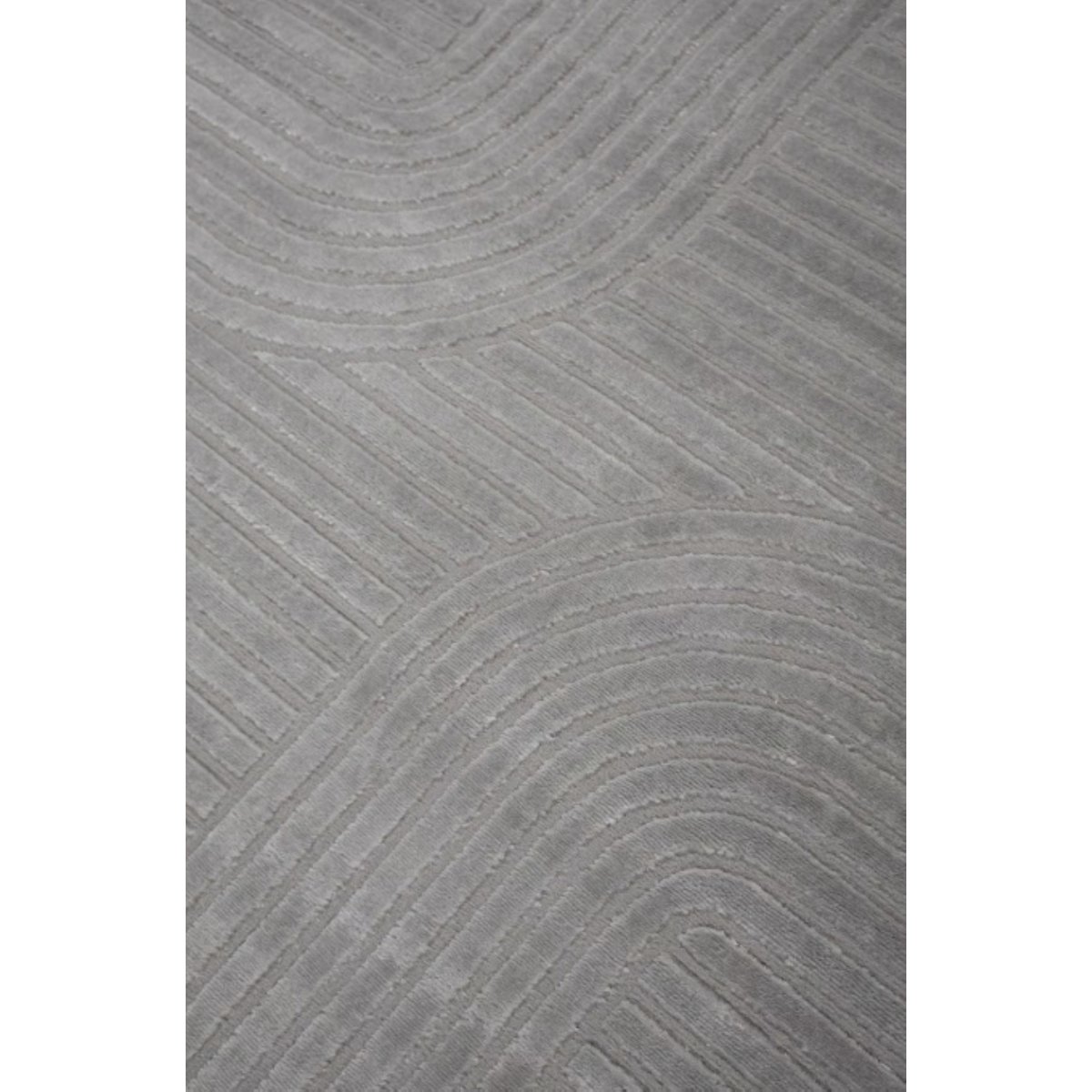 Tapis moderne tissé plat CHIKA gris, NOVATREND