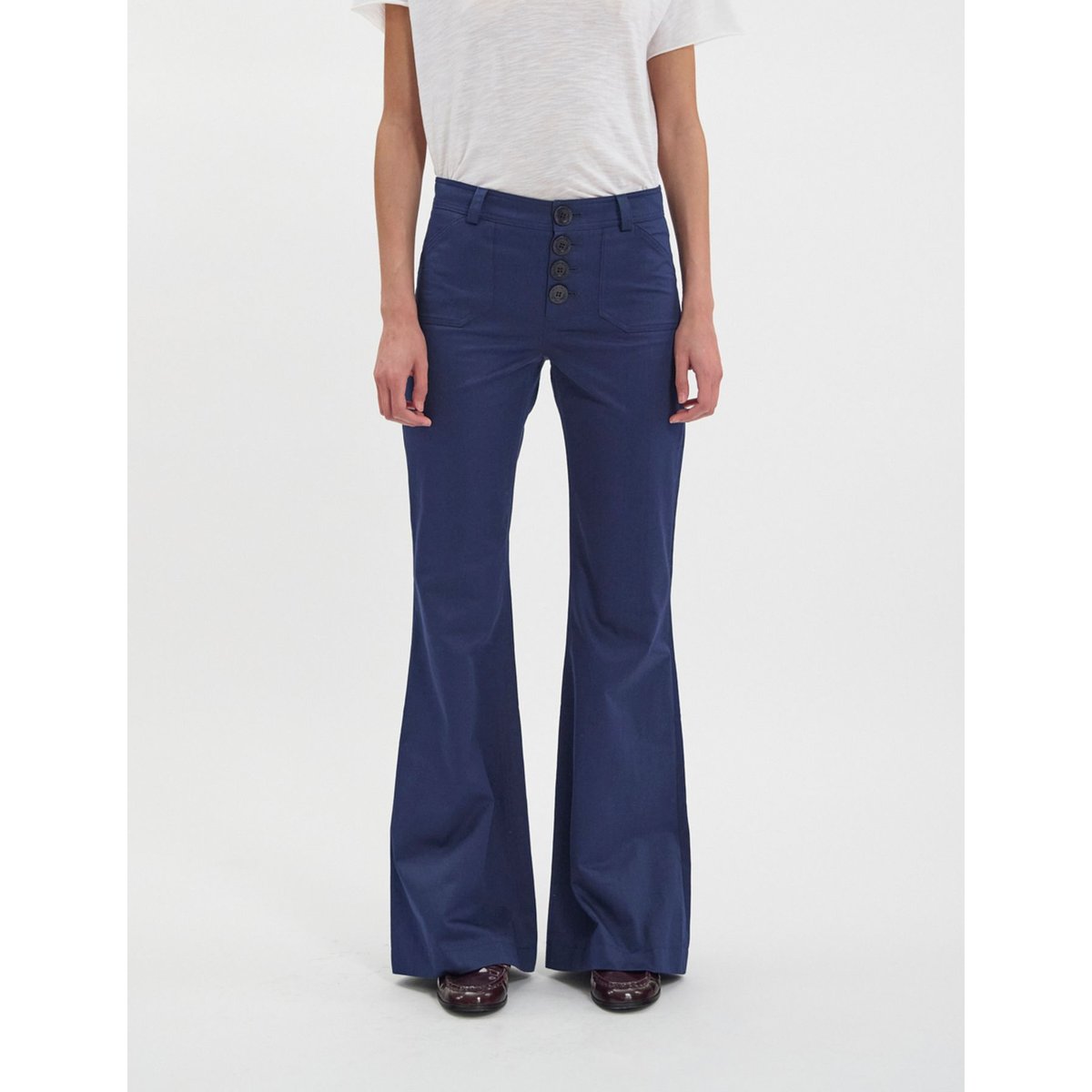 Pantalon charlotte bleu, INES DE LA FRESSANGE PARIS