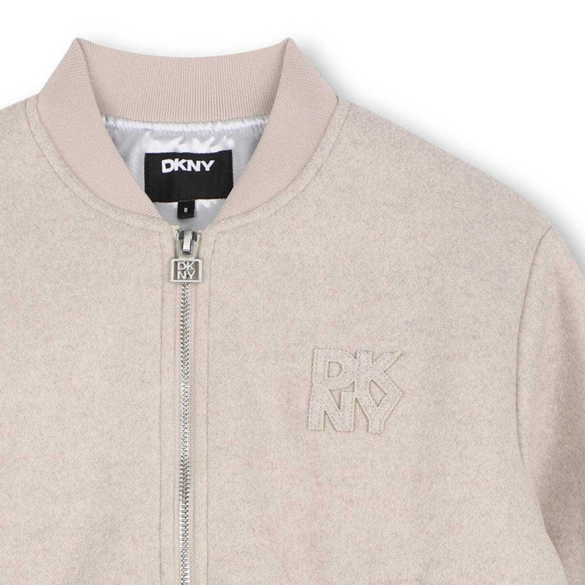 Blouson siglé beige chine, DKNY