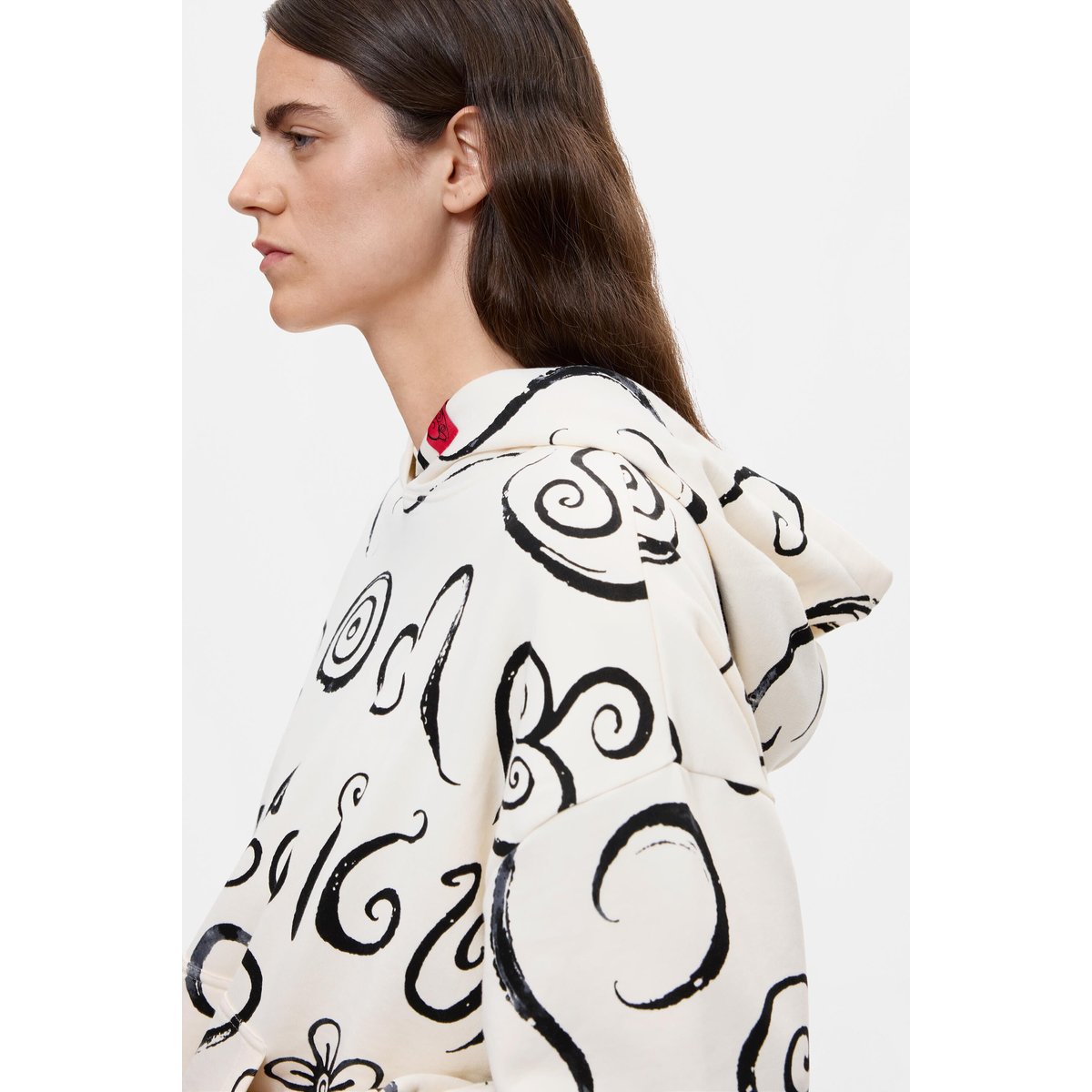 Sweat-shirt imprimé 100 % coton multicolore, DESIGUAL