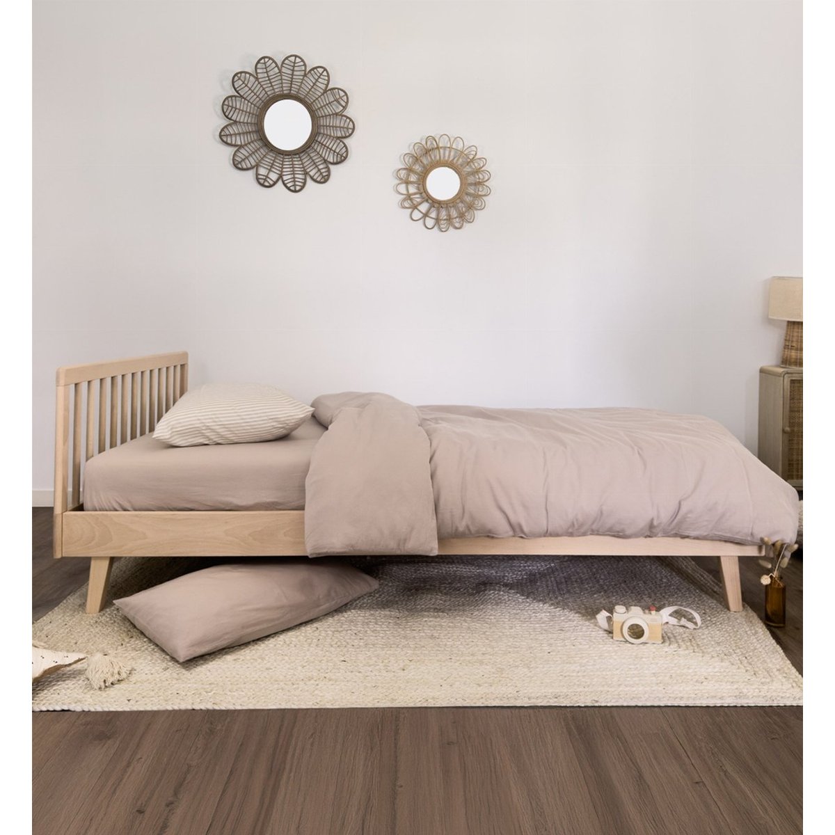 Lit enfant Evolutif TURIA couleur unique, KADOLIS