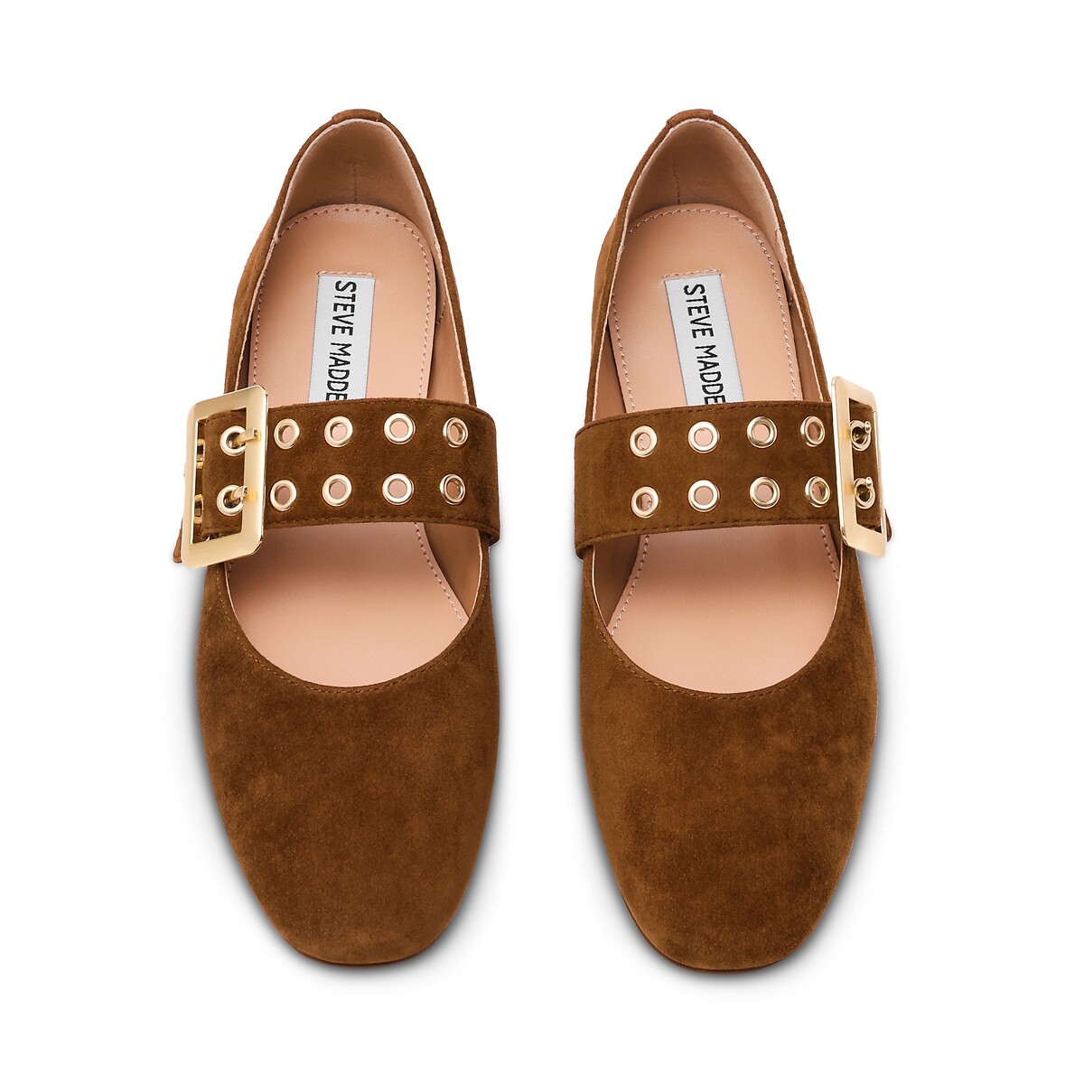 Ballerine babies in pelle scamosciata Atlantica nocciola, STEVE MADDEN