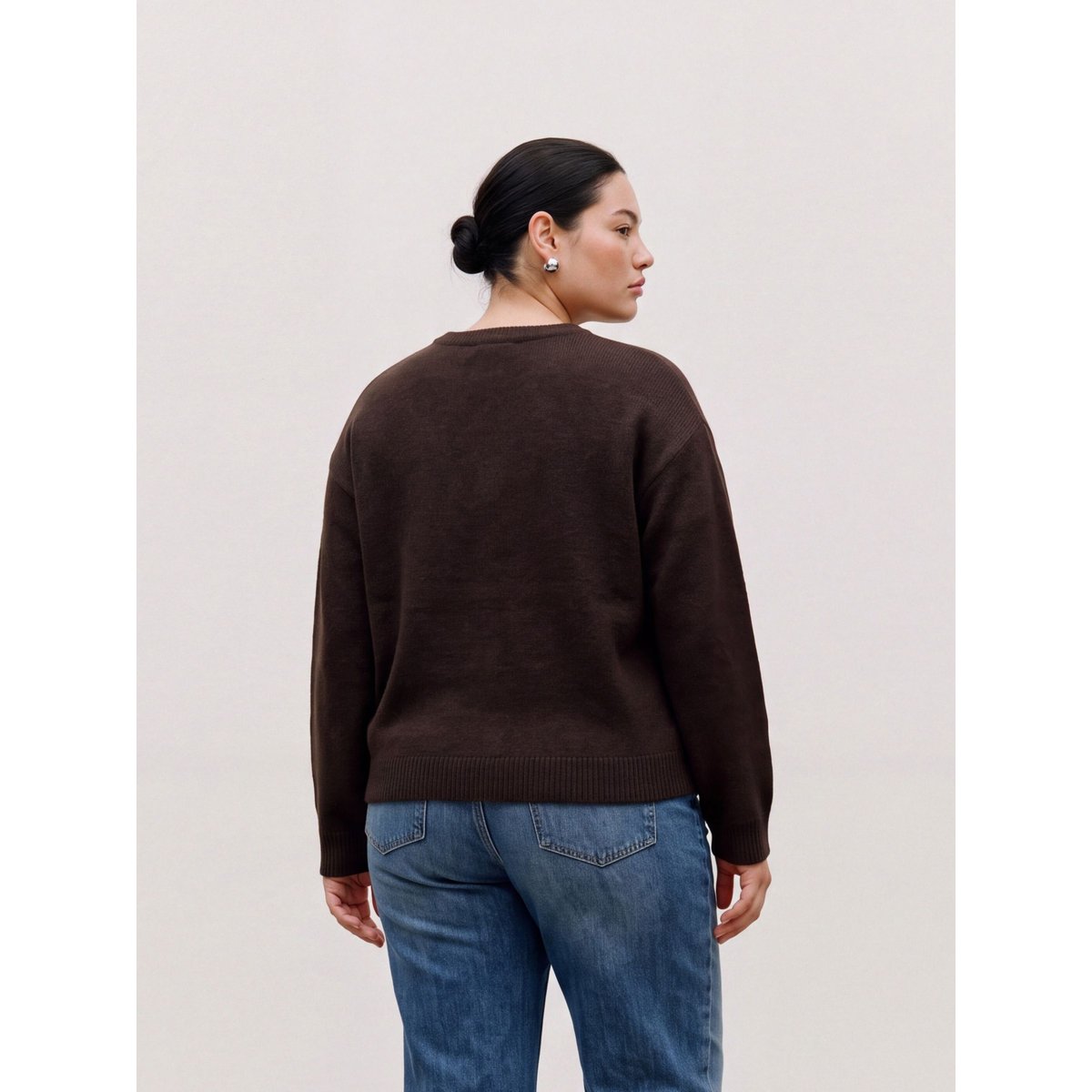 Pull En Maille marron - chocolate torte 1, VERO MODA