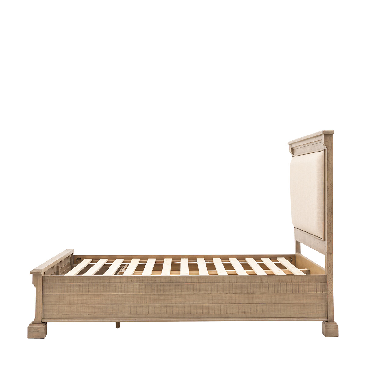 Vinton American Pine & Linen Storage Drawer Bed natural, ÉDITÉ