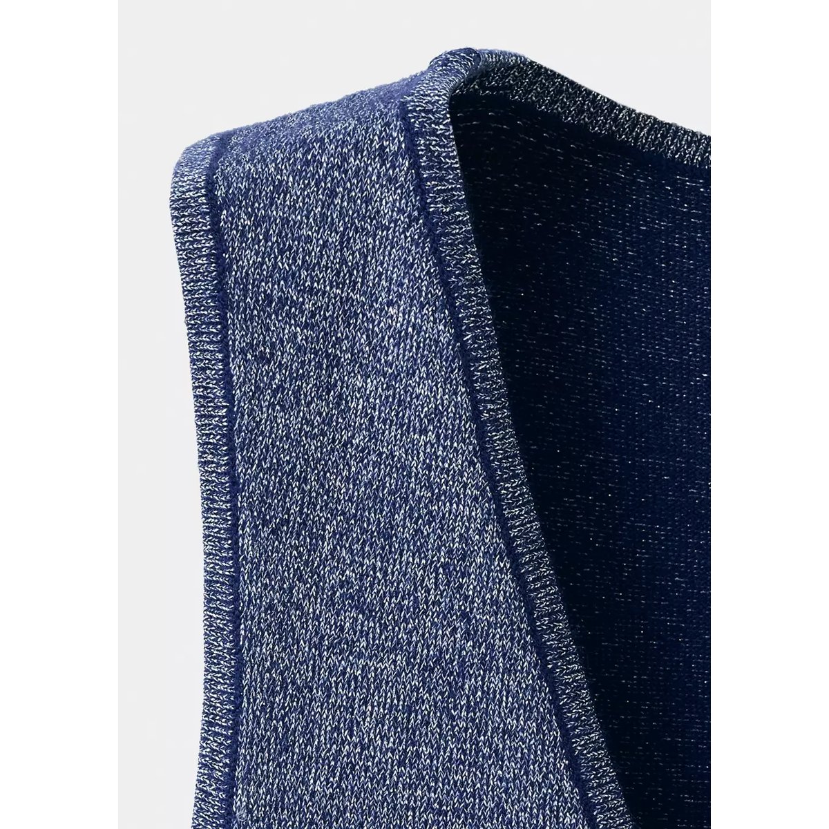 Top maille croisé bleu marine, MANGO TEEN