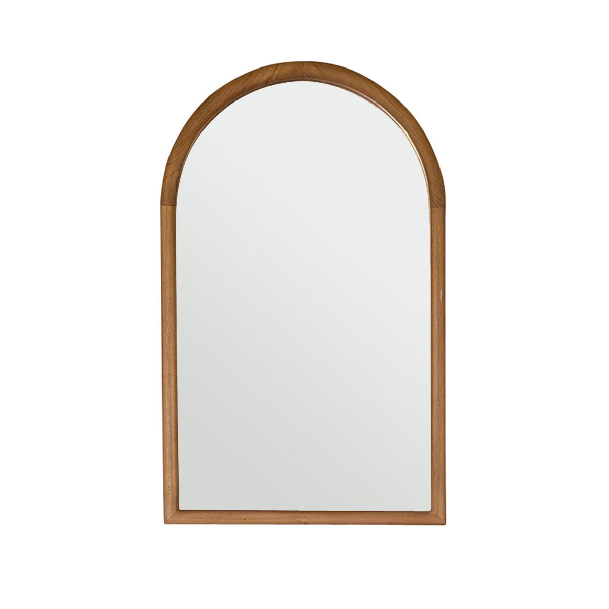 Miroir en teck massif 80x50 cm COLINE naturel, BERAH GETAH