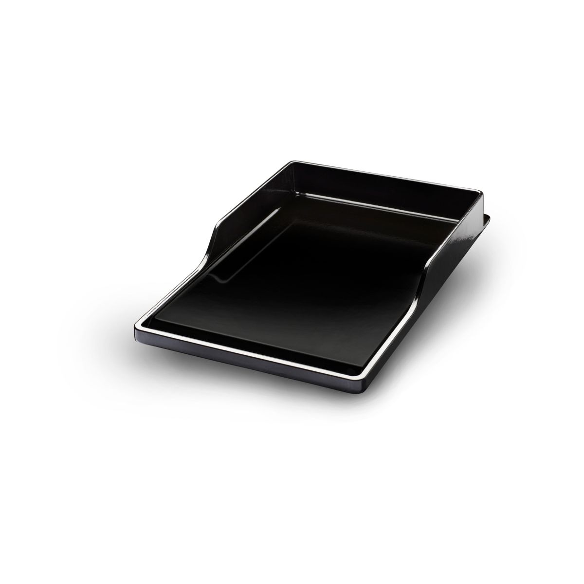 Plancha pour barbecue Plancha porcelaine émaillée rebords noir, NAPOLEON