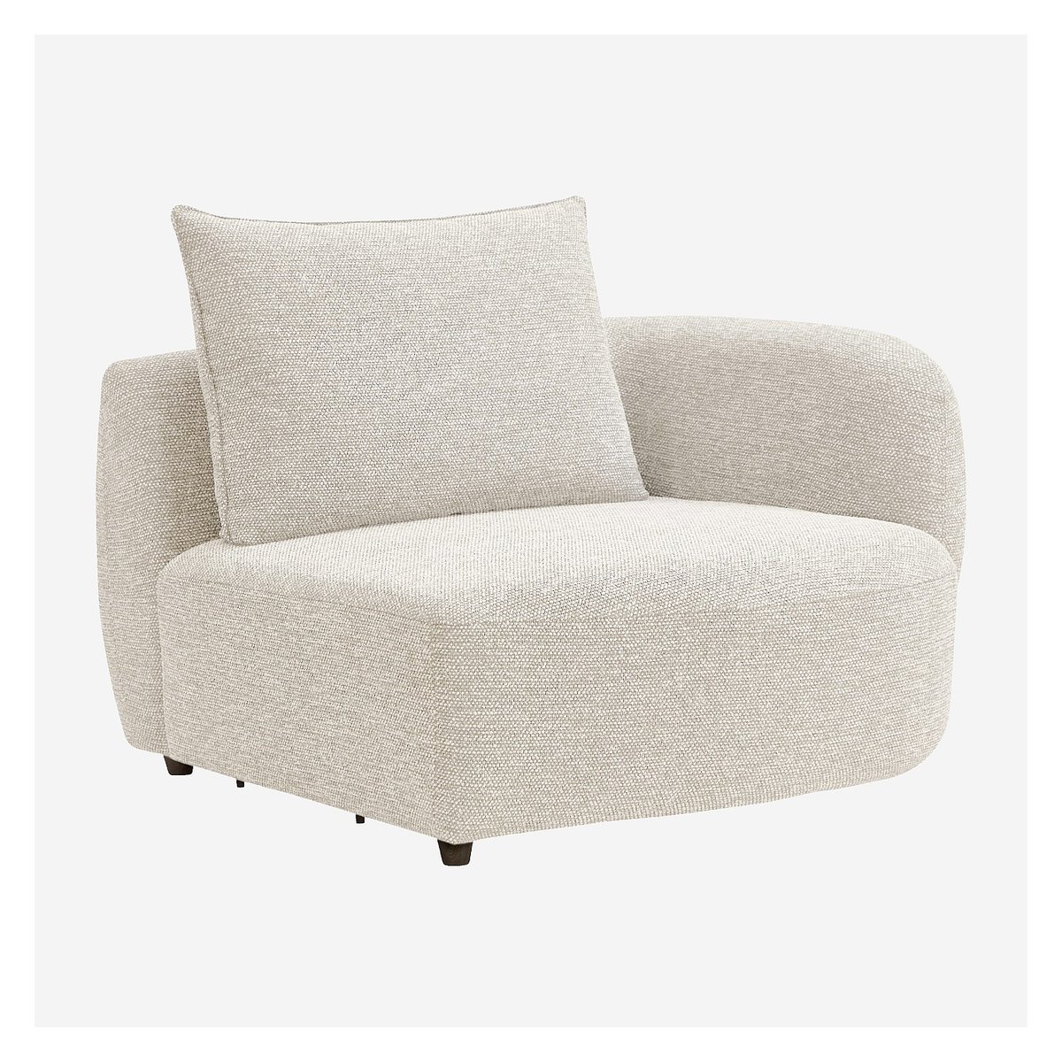 Canapé en tissu garni de plumes CAPRI beige, HABITAT