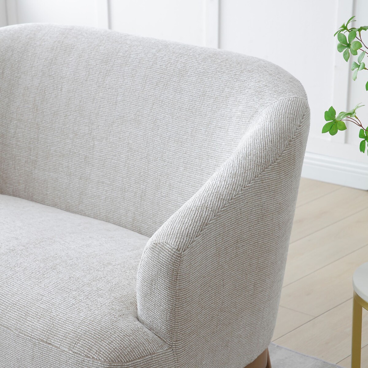 Eliana Woven Chenille 2-Seater Accent Sofa natural, ÉDITÉ