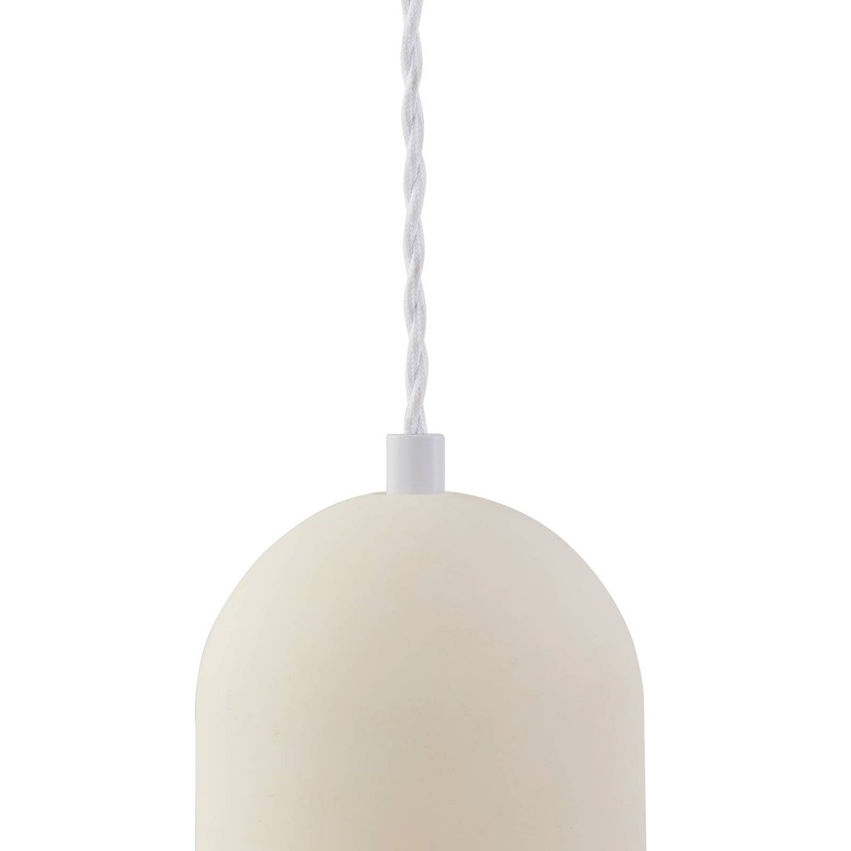 Suspension en plâtre moderne, Nielson beige, blanc, LINDBY