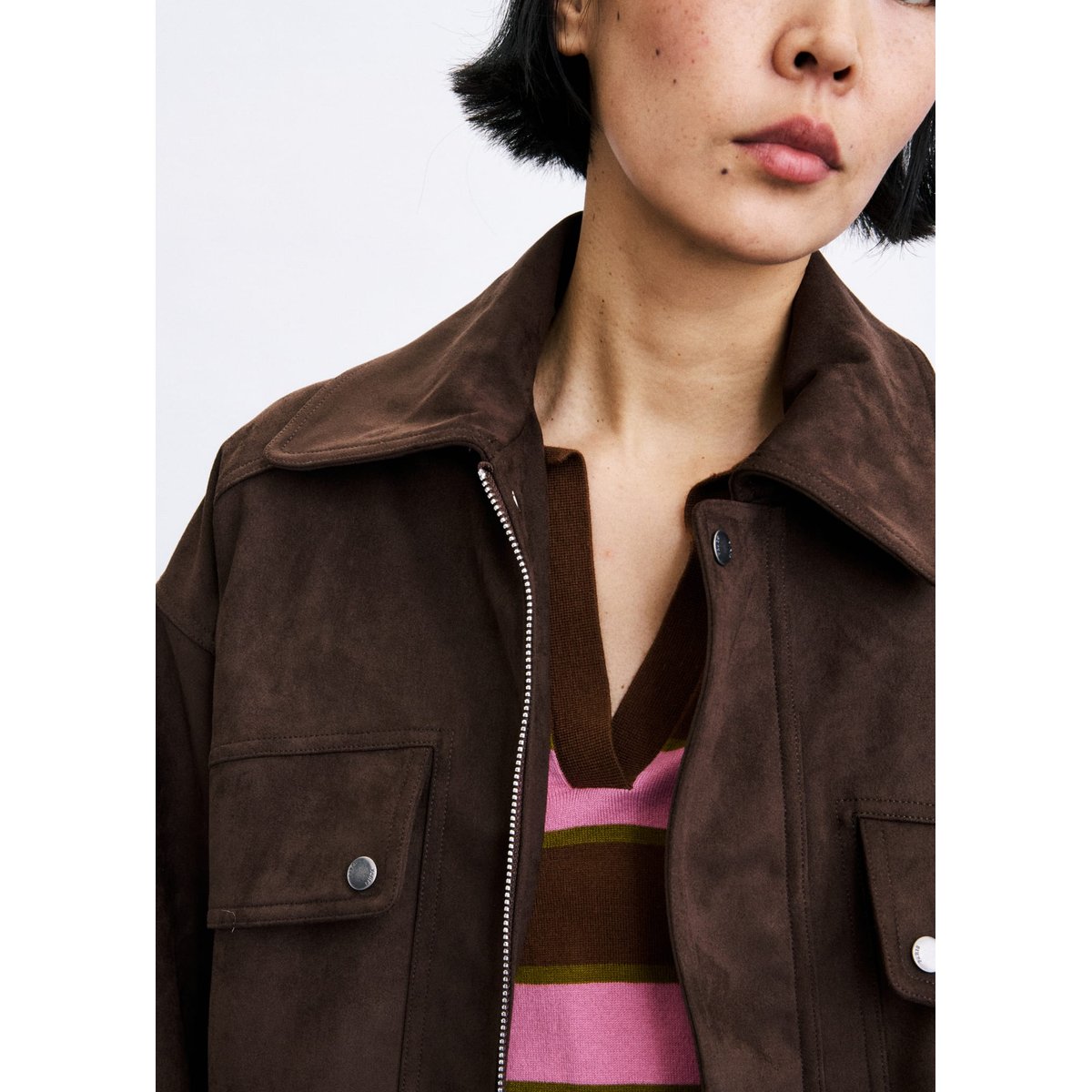 Veste Foxton FOXTON marron chocolat, FRNCH