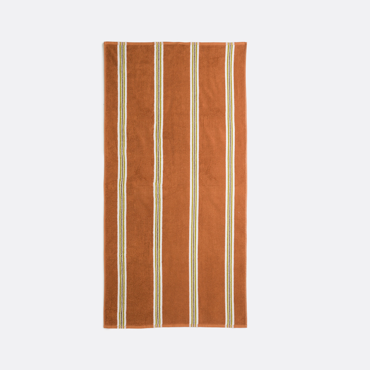 Drap de plage éponge velours, Veniza caramel, LA REDOUTE INTERIEURS