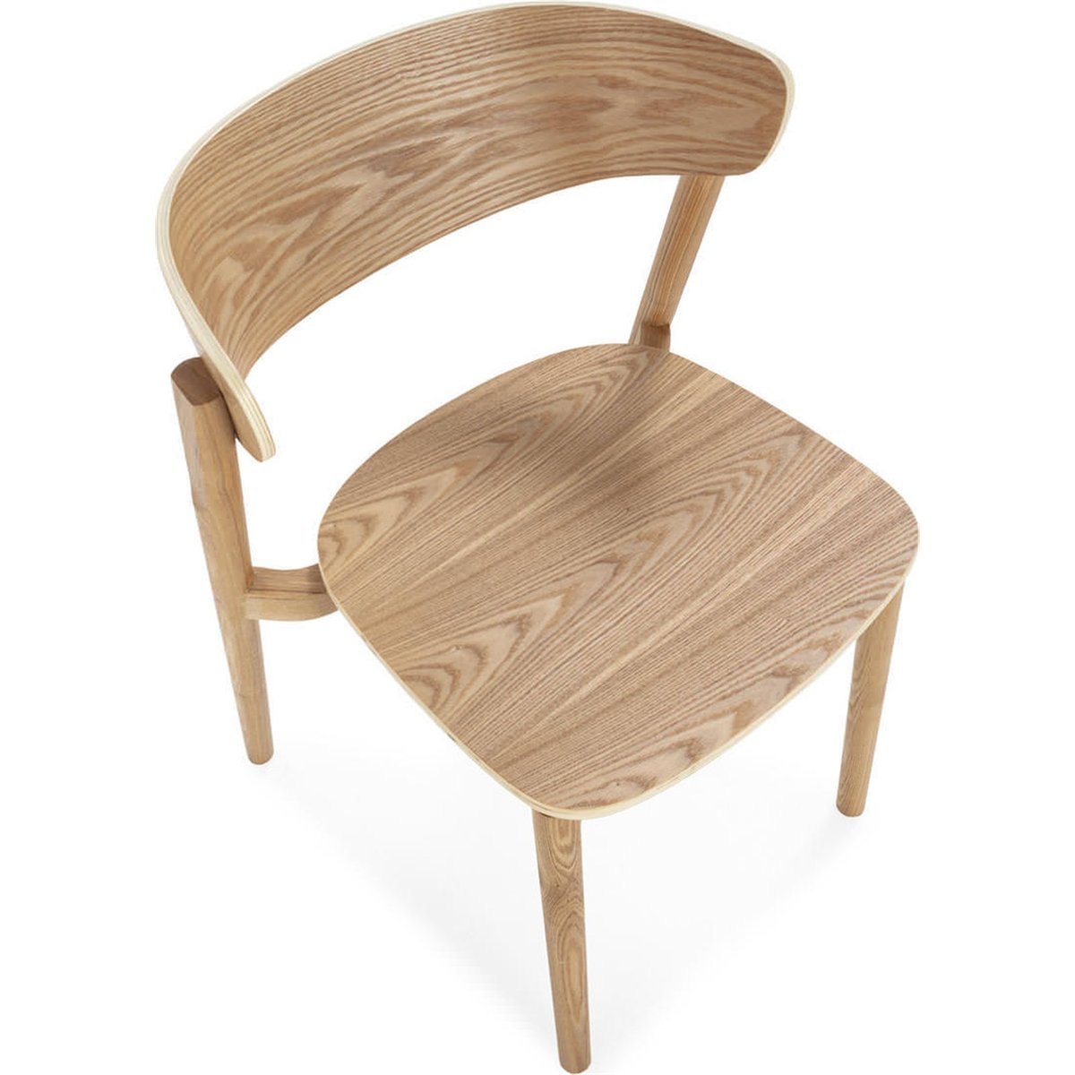 Chaise en frêne au design scandinave naturel, RECOLLECTION