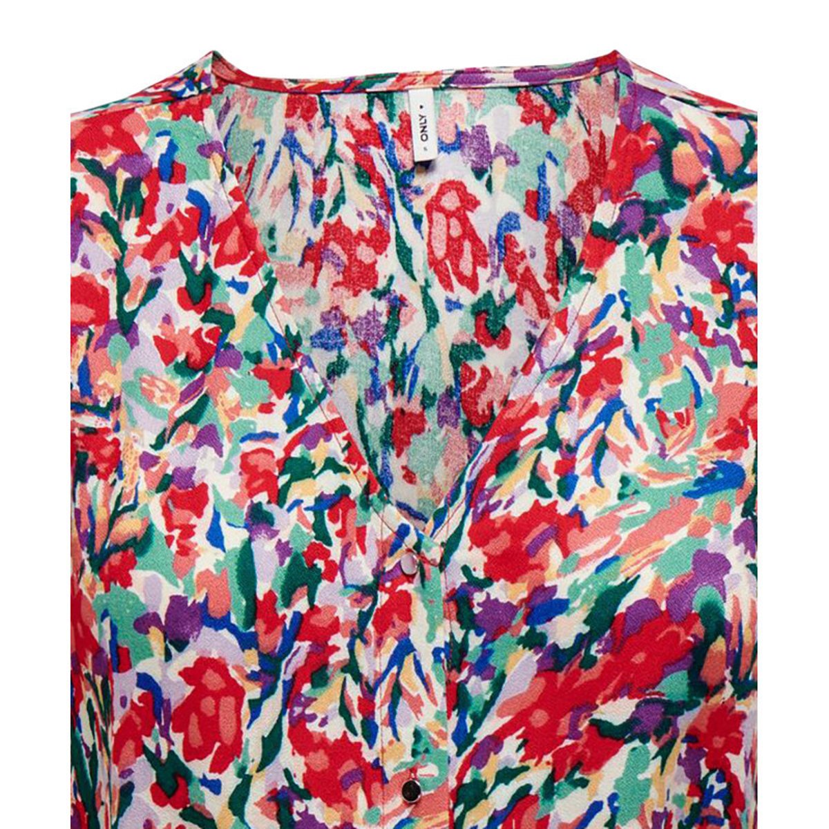 Robe imprimée, à nouer imprimé fleur, ONLY