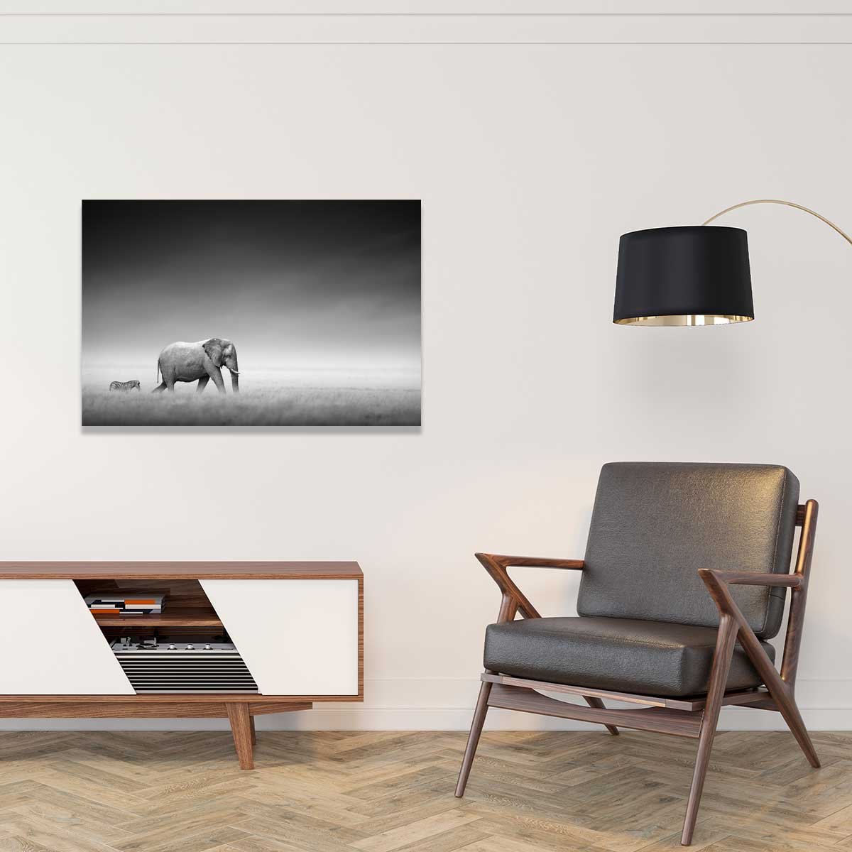 Tableau animaux artistic processing tableau alu dibond, HEXOA
