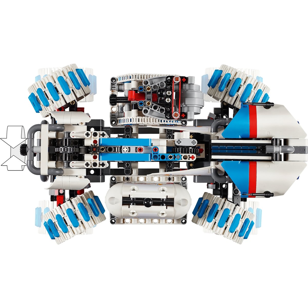LEGO Technic - Véhicule lunaire Lunar Outpost 42211 : Aventure spatiale pour les enfants multicolore, LEGO