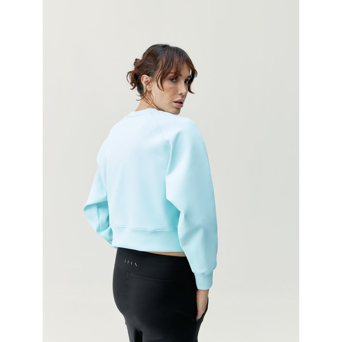 Sweat Recovery sans capuche Performance FLORA bleu ciel, BORN