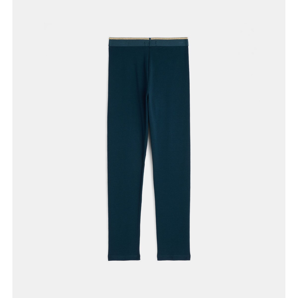 Legging tallas taille élastiquée pailletée bleu, CADET ROUSSELLE