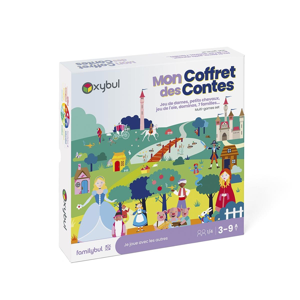Coffret multi-jeux des contes blanc, OXYBUL