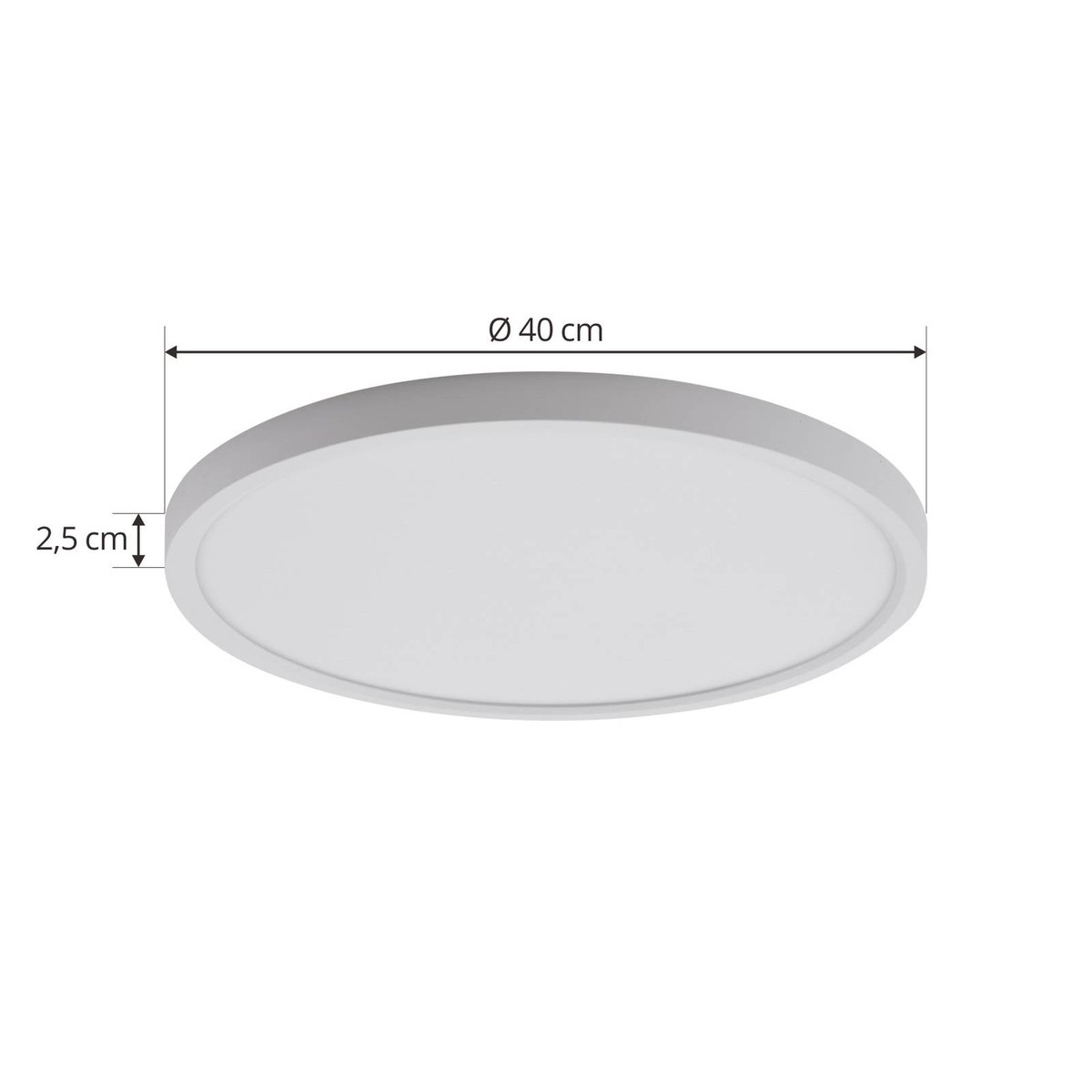 Plafonnier  moderneLED, Pravin blanc mat, LINDBY
