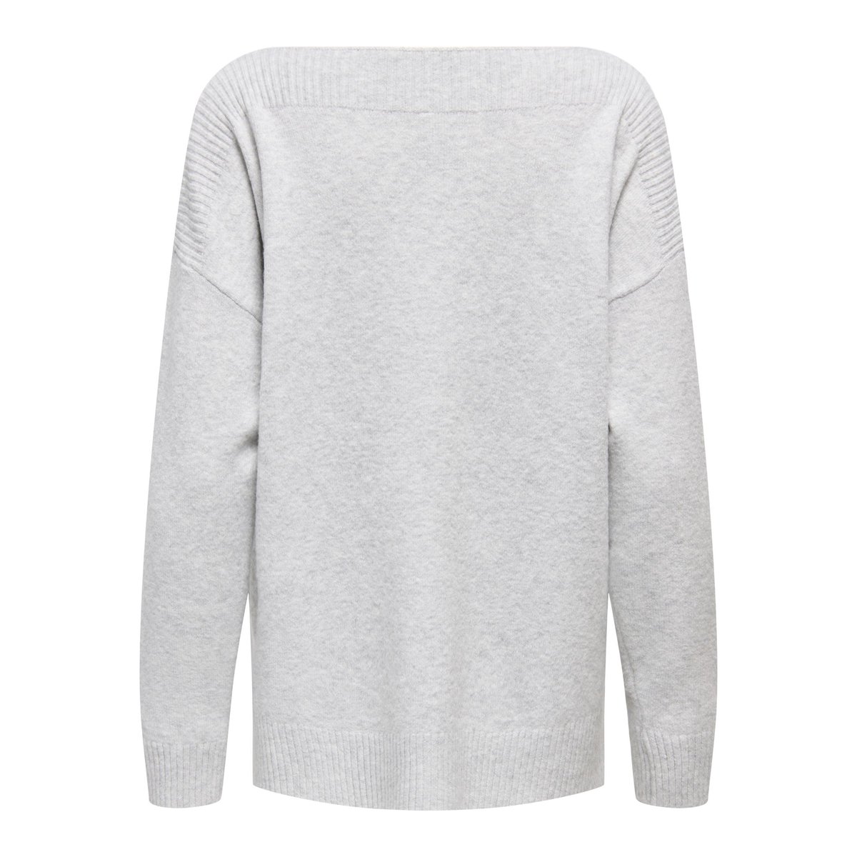Pull En Maille light grey melange 1, ONLY